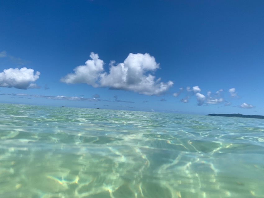 今までの人生で一番綺麗な海